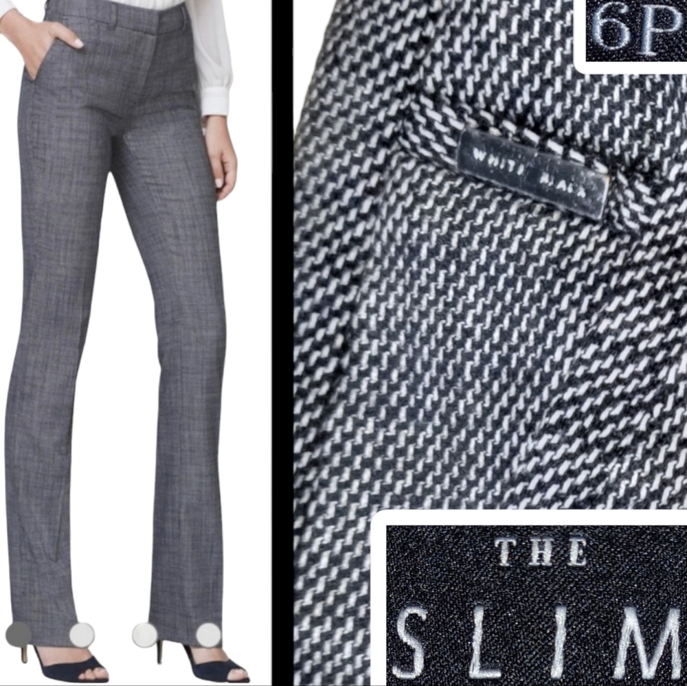 Textured Suiting Slim Flare Pants